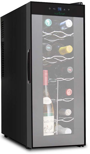 Nutrichef Pktewc120 12 Bottle Countertop Wine Cooler Review