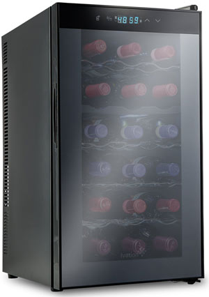 Ivation 18 Bottle Dual Zone Thermoelectric Wine Cooler