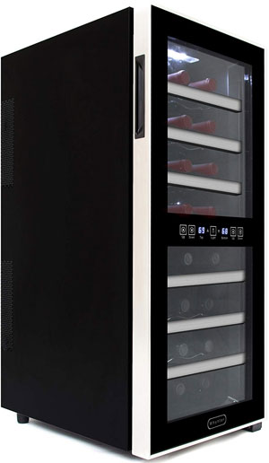 Whynter WC-241DS 24 Bottle Dual Zone Wine Cooler